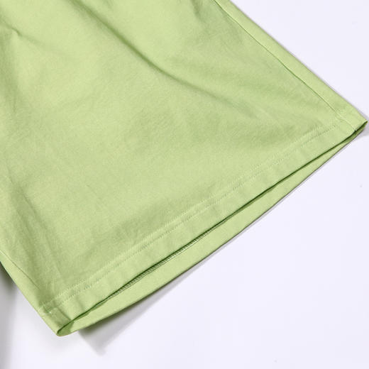 都市丽人舒适外出春夏睡衣女32支CVC单面家居服薄款短袖短裤女士棉质套装LH42D9 商品图6