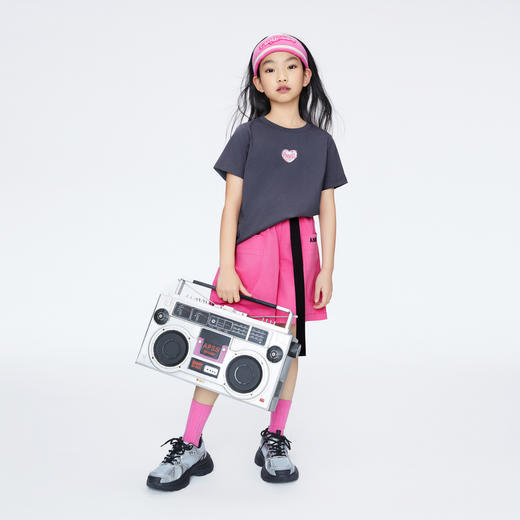 女童轻薄透气中裤裤子夏季新款安奈儿童装实体店同款AG426642 商品图3