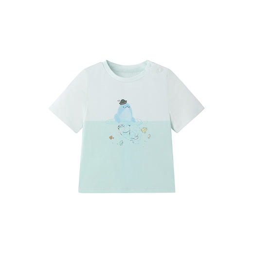 【商场同款】英氏童装T恤春夏清爽透气短袖上衣男童时尚新款 商品图4