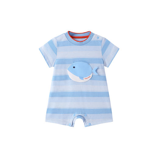 【商场同款】英氏婴儿衣服纯棉透气男童包屁衣春夏连身衣新款 商品图4