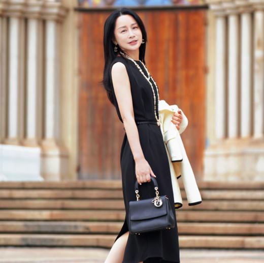 臣禾【醋酸小黑裙】凉感背心连衣裙JZ241020112【金猪甄选】 商品图0