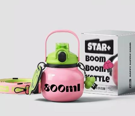 世大家BoomBoom桶千禧粉800ml 商品图0