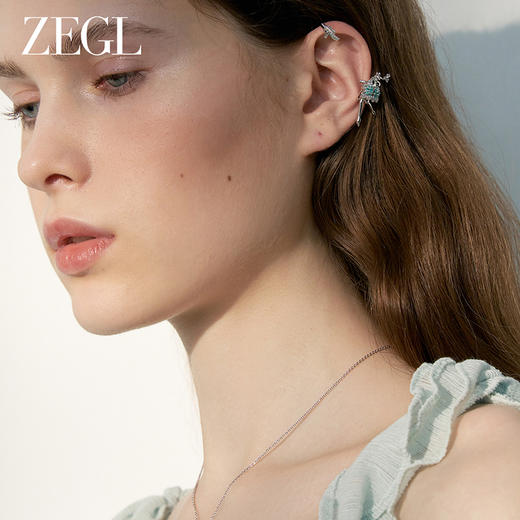 ZEGL设计师精灵之舞系列耳夹女款无耳洞耳骨夹耳挂高级感耳环耳饰 商品图2