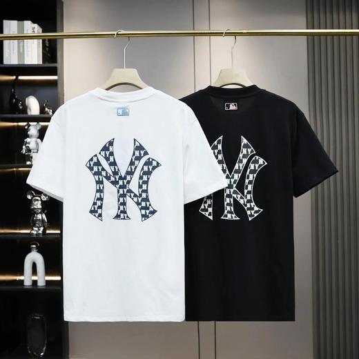 MLB男女情侣复古老花短袖大logo运动休闲T恤24春季新款 3ATSM0343 商品图0