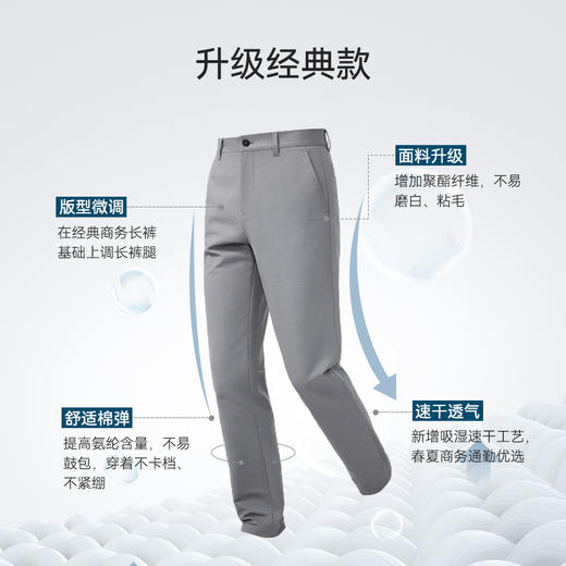 十如仕肌理提花商务休闲长裤-SP11-01 商品图13