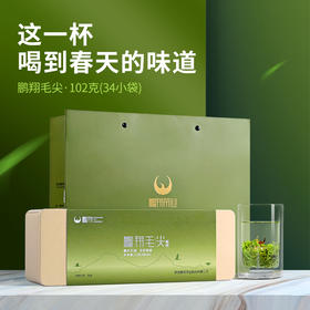 明前秦岭汉中毛尖一级102克铁盒