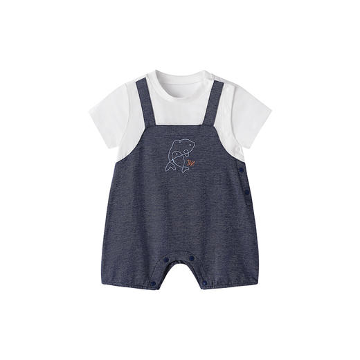 [商场同款]英氏童装连体衣透气短袖男童爬服新款婴儿衣服 商品图4