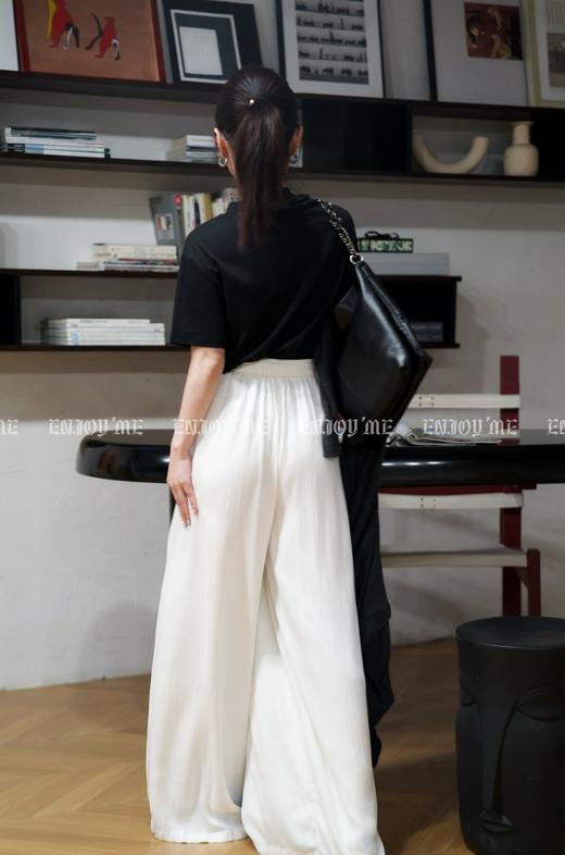 【门店同款】ENJOY夏季高知-极简圆领短T 157049398 商品图2