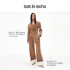 lost in echo设计师品牌显瘦阔肩截短西装外套翻折边双褶阔腿西裤 商品缩略图1