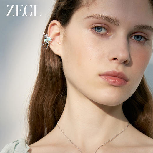 ZEGL设计师精灵之舞系列耳夹女款无耳洞耳骨夹耳挂高级感耳环耳饰 商品图3