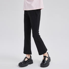 笛莎Deesha 女童裤子2024新款微喇裤