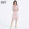 IWY/粉色连衣裙七分袖西装裙商务通勤修身优雅ol工装裙Q13305 商品缩略图1