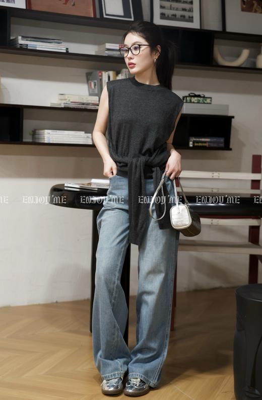 【门店同款】ENJOY夏季高知-设计感两穿针织 157049460 商品图2