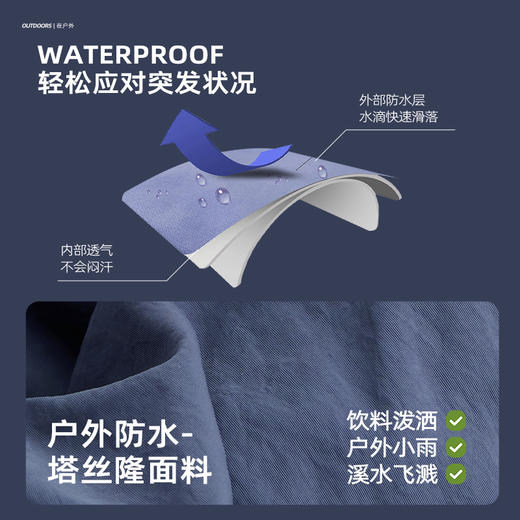 【拒水速干机能伞兵裤】儿童山系户外休闲工装裤 PCK2425 商品图4
