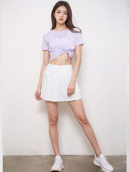 哈瓦塔小凉风侧面打结清凉感春季罩衫H340110 商品图6