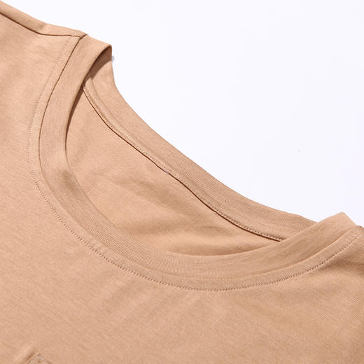 都市丽人都市锋尚舒适外出春夏睡衣男32支CVC单面家居服薄款短袖短裤男士棉质套装FH42B7 商品图5