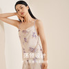 【加州假日】金三塔真丝睡衣女100%桑蚕丝荡领可调节吊带家居服  YSFEB404 商品缩略图1