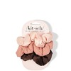 Kitsch Recycled Fabric Puffy Scrunchies 3 Piece Set - Rosewood 商品缩略图0