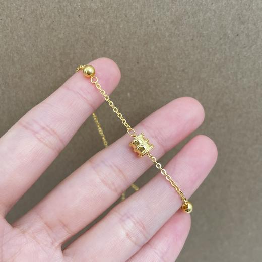 【限时克减150元】足金999.99 【精品】五9黄金调节小蛮腰圆珠手链(ACSL00132)（预售产品下单后不退款不退货不换货不补差价） 商品图2