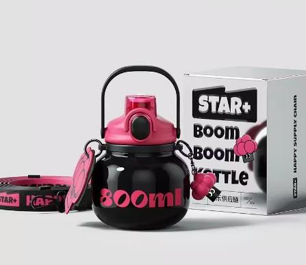 世大家BoomBoom桶甜酷黑800ml 商品图0