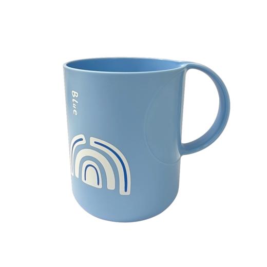 茶花  260001O型把手漱口杯550ml  三个装（蓝色+绿色+紫色） 商品图0