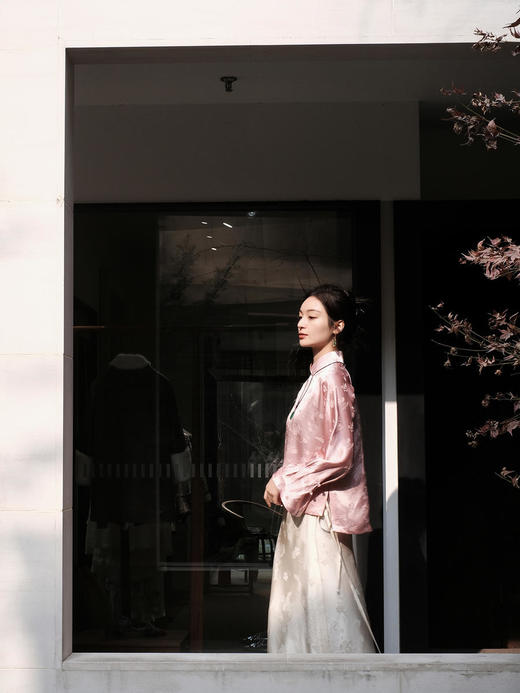 盛唐牡丹 |蝶恋花真丝女上衣 商品图12