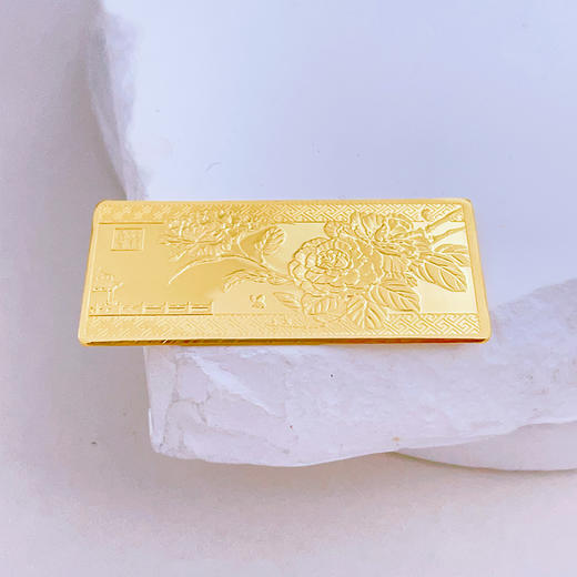 【限时克减150元】【10克】足金999.9 #投资理财 花开富贵金条10g（配亚克力盒）(YDJT00008-04)（预售产品下单后不退款不退货不换货不补差价） 商品图2
