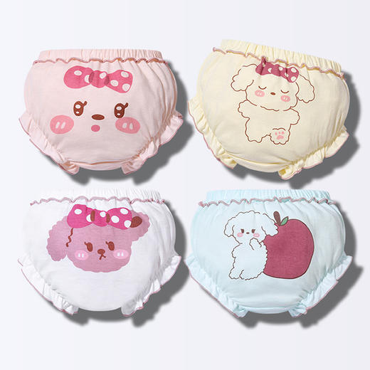 【9款组合！婴童纯棉面包裤】薄款卡通可爱童内裤面包裤纯棉双层厂家直销蝴蝶结儿童荷叶边外穿 商品图11