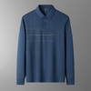 【福利款】罗蒙男士春秋含桑蚕丝莫代尔polo衫男长袖男士polo衫长袖 商品缩略图2