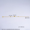 【限时克减150元】足金999.99 【精品】五9黄金调节小蛮腰圆珠手链(ACSL00132)（预售产品下单后不退款不退货不换货不补差价） 商品缩略图3