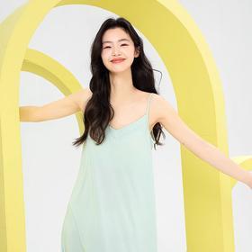 甄选 |  内茵睡裙女带胸垫一体吊带宽松可外穿夏季打底中长款家居服睡衣