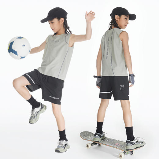 onmygame【超轻爽身裤】男童运动裤短裤 商品图2