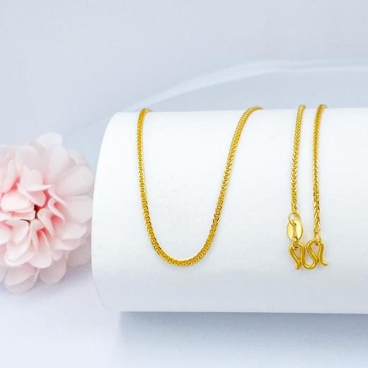 【限时克减150元】足金999 (足金999字印)5G黄金肖邦链项链(5GXL00054-02)（预售产品下单后不退款不退货不换货不补差（预售产品下单后不退款不退货不换货不补差 商品图1