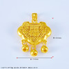 【限时克减150元】足金999.99 【精品】五9黄金镂空福字铃铛吉祥如意锁包吊坠(ACDZ00061)（预售产品下单后不退款不退货不换货不补差价） 商品缩略图3