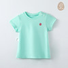 【夏款针织短袖T恤】卓儿代工品牌 出口余单 女童纯棉针织短袖T恤套头衫打底衫圆领上衣 商品缩略图3