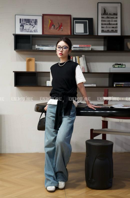 【门店同款】ENJOY夏季高知-设计感两穿针织 157049460 商品图7