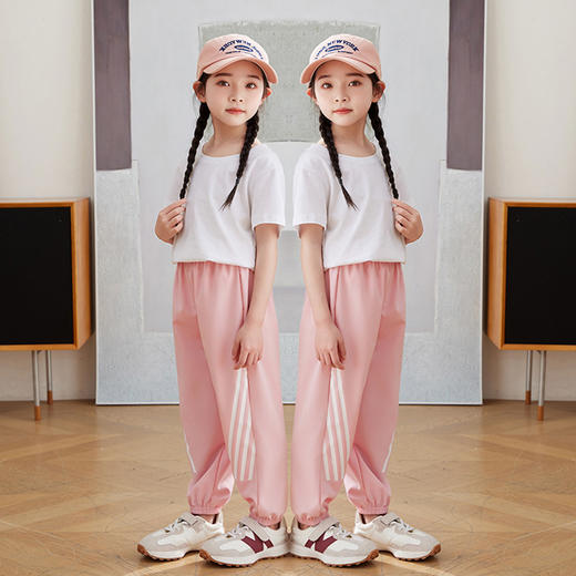 【39.9/任选2件A类蚊裤！】男童夏装裤子女童夏款运动卫裤，夏季薄中小童休闲长裤潮儿童防蚊裤-lm！-QQ 商品图9