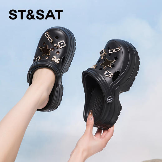 星期六户外休闲厚底洞洞鞋SSC211026S 商品图10