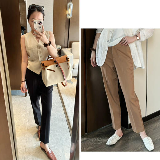 25特价 2403503   双腰畔烟管裤 商品图0