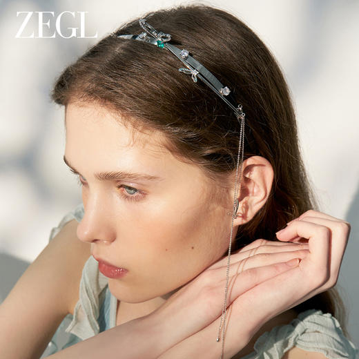 ZEGL设计师精灵之舞系列蝴蝶发箍女款高级感洋气时尚头饰发卡发饰 商品图4