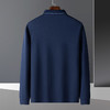 【福利款】罗蒙男士春秋经典双面领男式polo衫男长袖t恤男打底衫男士t恤 商品缩略图6