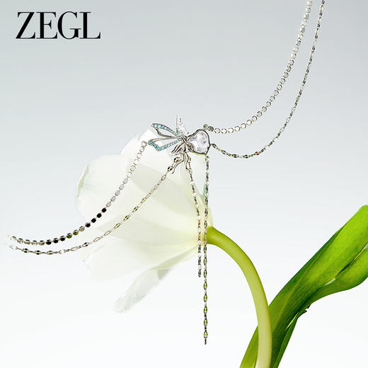 ZEGL设计师精灵之舞流苏蝴蝶发夹边夹侧边发卡女2024新款头饰发饰 商品图6