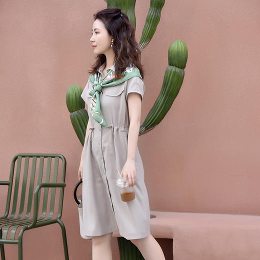 圣三利女装春秋季中长款连衣裙SL121L08 商品图2