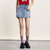 谜底牛仔裤短裤女2024夏季新品复古百搭老花牛仔直筒裤242MK0591 商品缩略图0