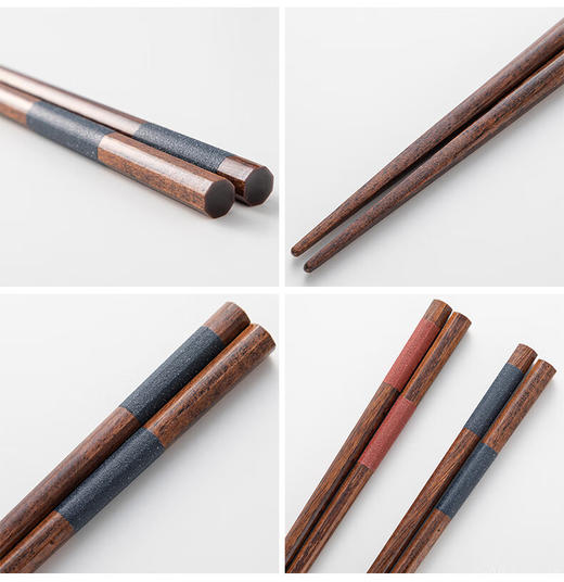 洗碗机可用八角筷 三笠蓝 23cm 商品图2