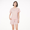 都市丽人亲情蜜语生活家居春夏睡衣女32支纯棉单面家居服薄款短袖短裤女士棉质套装LH40A7 商品缩略图2