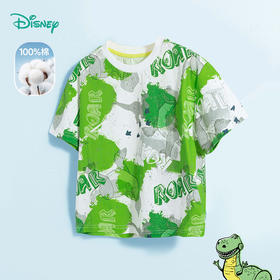 【商城同款】迪士尼潮童夏季纯棉透气短袖T恤232DS1036