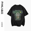 PINLI品立夏季新款印花烫钻纯棉短袖T恤男士潮牌卡通休闲体恤BG242111040 商品缩略图5