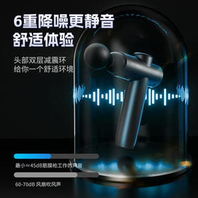 积分免费兑：HYUNDAI筋膜枪按摩器颈膜枪按摩棒全身颈肩部肌肉健身运动父亲节礼物实用送爸爸 旗舰款【8按摩头+10档变速】