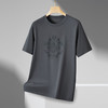 【丝光棉】【新款DPF】大依优型大码短袖T恤圆领加肥加大男装大号大码上衣男士休闲半袖夏季 商品缩略图1